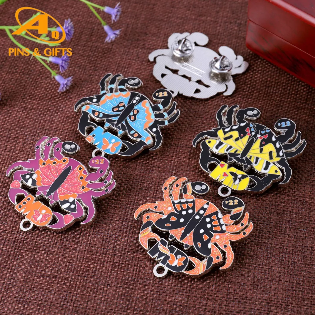 China Wholesale Custom Woven Embroidery Military Police Metal LED Football Acrylic PVC Gift Alloy Car Name Safety Security Officer Button Lapel Enamel Pin Badge