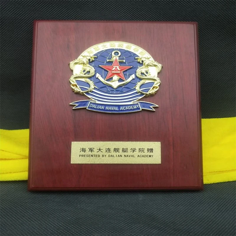 Customized Logo Printed The Souvenir Tray Plaques Souvenir Medal Trophies Award Metal Plate for Windy Gity Open