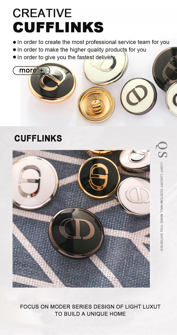 Customized Name Set Fashion Metal Craft Cuff Links Hot Sale Jewelry China Factory Made Custom Logo Cufflink for Gym