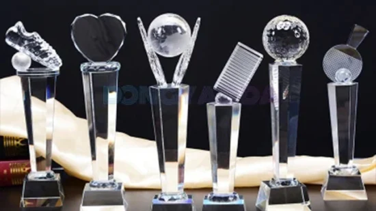 Letras do Prêmio Troféu de Cristal Usadas para Condecoração da Empresa/Medalha Escolar