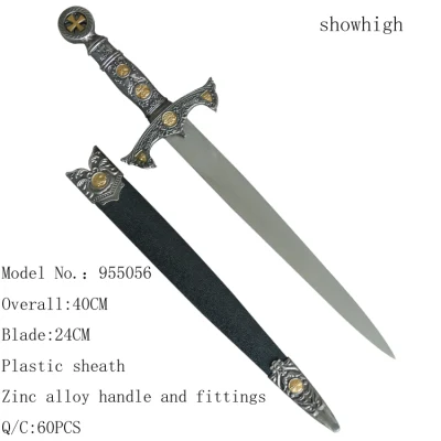 Espadas de Cavaleiros Decorativos Fantasia Maçônica Cruzada 955056